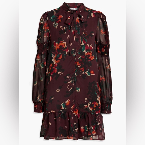 Walter Baker Yasmine Dress in Mulberry Flower, size M, NWT - Picture 1 of 6